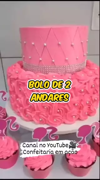 bolo dois andares barbie